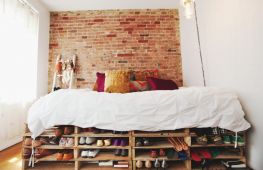Кровати из деревянных паллетов: ключевые особенности
