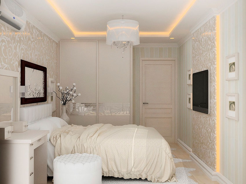 Светлая Спальня Дизайн Фото В Квартире