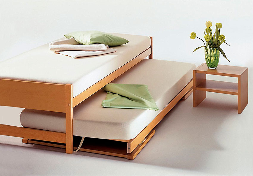 Выдвижная кровать: стильный способ экономии места